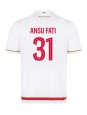 Moški Nogometna dresi replika AS Monaco Ansu Fati #31 Domači 2025-26 Kratek rokav
